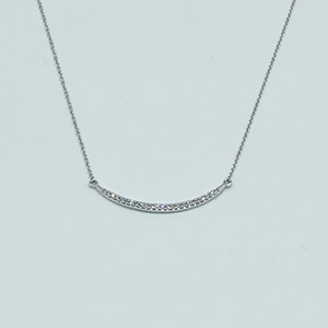 CA 18k “Big Friend Happy” 18 Karat White Gold and Diamond Necklace