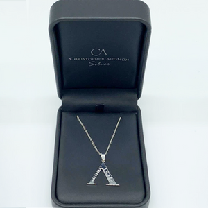 CA Custom 1976 Across 9 Above Peace Pendant Silver (Rhodium White Gold Plated) Limited edition