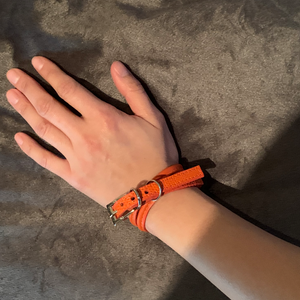 CA Amazon Mandarin Lizard Wrap Buckle Bracelet
