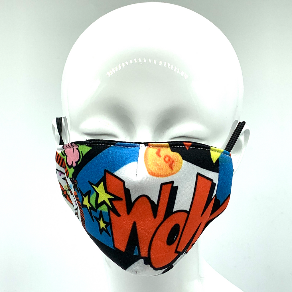Christopher Augmon CA Kids Comic Mask (any 4 100% cotton mask for $100; specify type in special instruction)