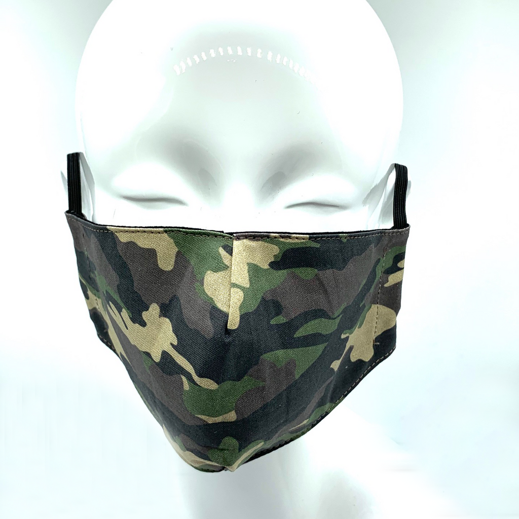 Christopher Augmon CA Small Camouflage Mask (any 4 100% cotton mask for $100; specify type in special instruction)