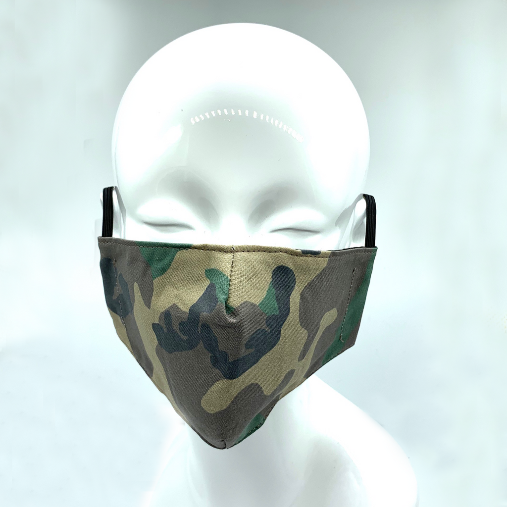 Christopher Augmon CA Big Camouflage Mask (any 4 100% cotton mask for $100; specify type in special instruction)