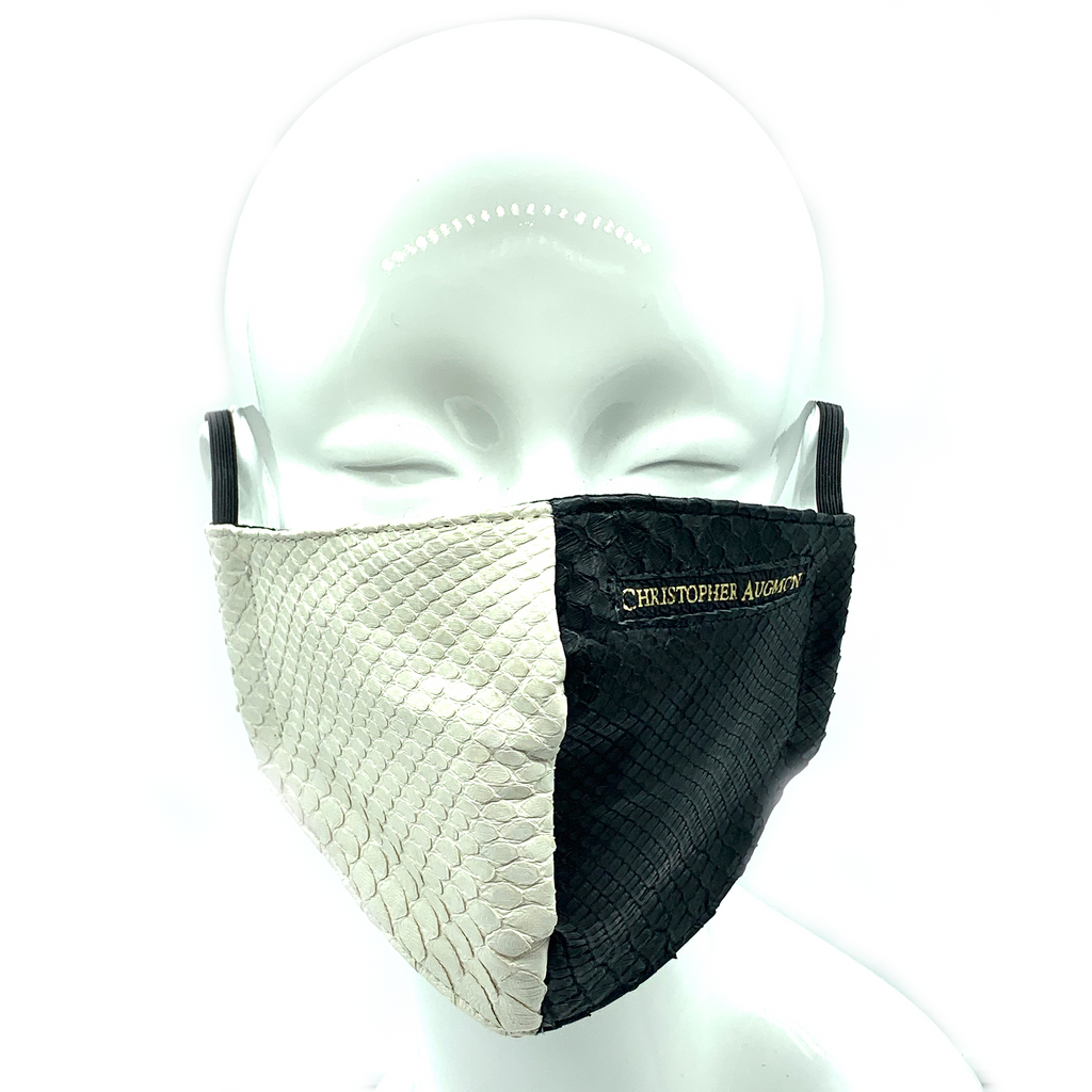 CA Christopher Augmon Equality Black and White Mamba Python Mask
