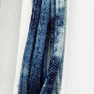 CA Lace “Blue Tie Dyed” Custom Quarter Shoe Laces quarter