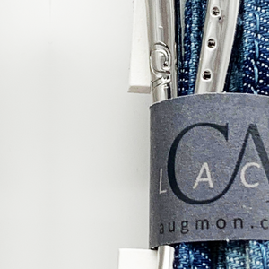 CA Lace “Blue Tie Dyed” Custom Quarter Shoe Laces quarter