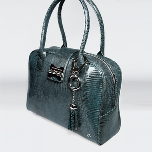 CA Custom Handbag; Custom Lizard "Vanessa" Handbag
