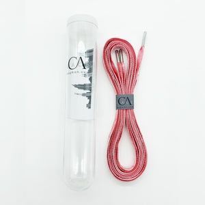 CA Lace “Pink” Retro Tie Dye Custom Shoe Laces