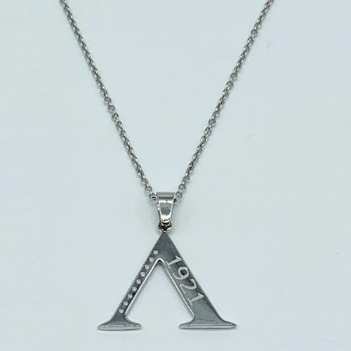 CA Custom 1976 Across 9 Above Peace Pendant Silver (Rhodium White Gold Plated) Limited edition