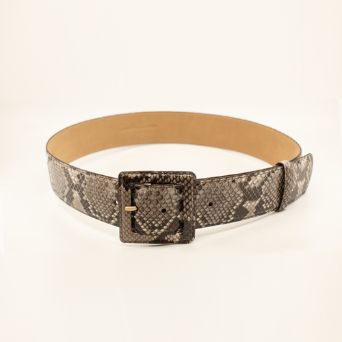CA Hampton Natural Python Couture waist belt