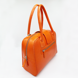 CA Stacie Custom Mandarin Lizard Handbag