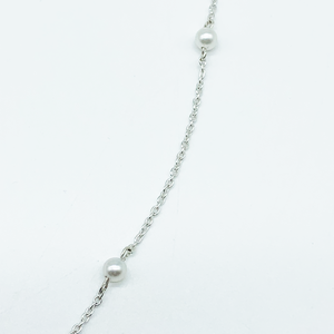 CA Christopher Augmon Nine (Inspired) Akoya Pearl White Gold Necklace
