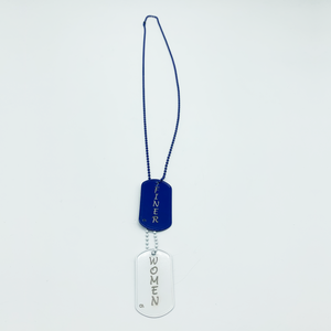 CA Limited Edition Blue and White Finer and Women Tags