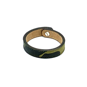 Christopher Augmon Amazon Green Camouflage Single Collar Button Bracelet