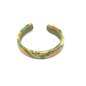 CA Christopher Augmon Yellow Rainbow Water Snake ½” Cuff
