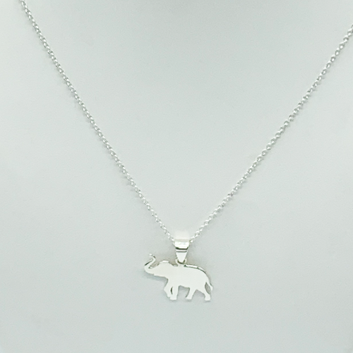 CA Custom D. E. Inspired Silver Elephant (Rhodium white gold plated)
