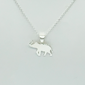 CA Custom D. E. Inspired Silver Elephant (Rhodium white gold plated)