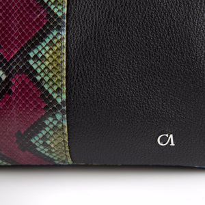 CA Custom Myla Python-Italian Leather Handbag