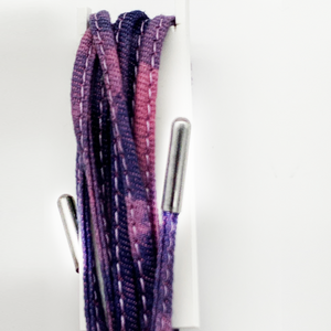 CA Lace “Purple Tie Dyed” Custom Quarter Shoe Laces quarter