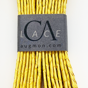 CA Lace “Genesis Yellow”  Custom Authentic Python Shoe Laces