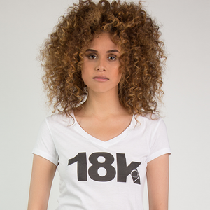 Christopher Augmon 18k White Designer T-shirt